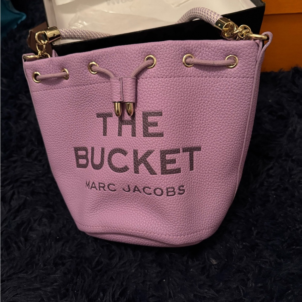 Marc Jacobs Purple Bucket Shoulder Bag